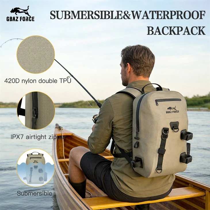 Ransel Pancing Submersible Pemegang Dua Batang